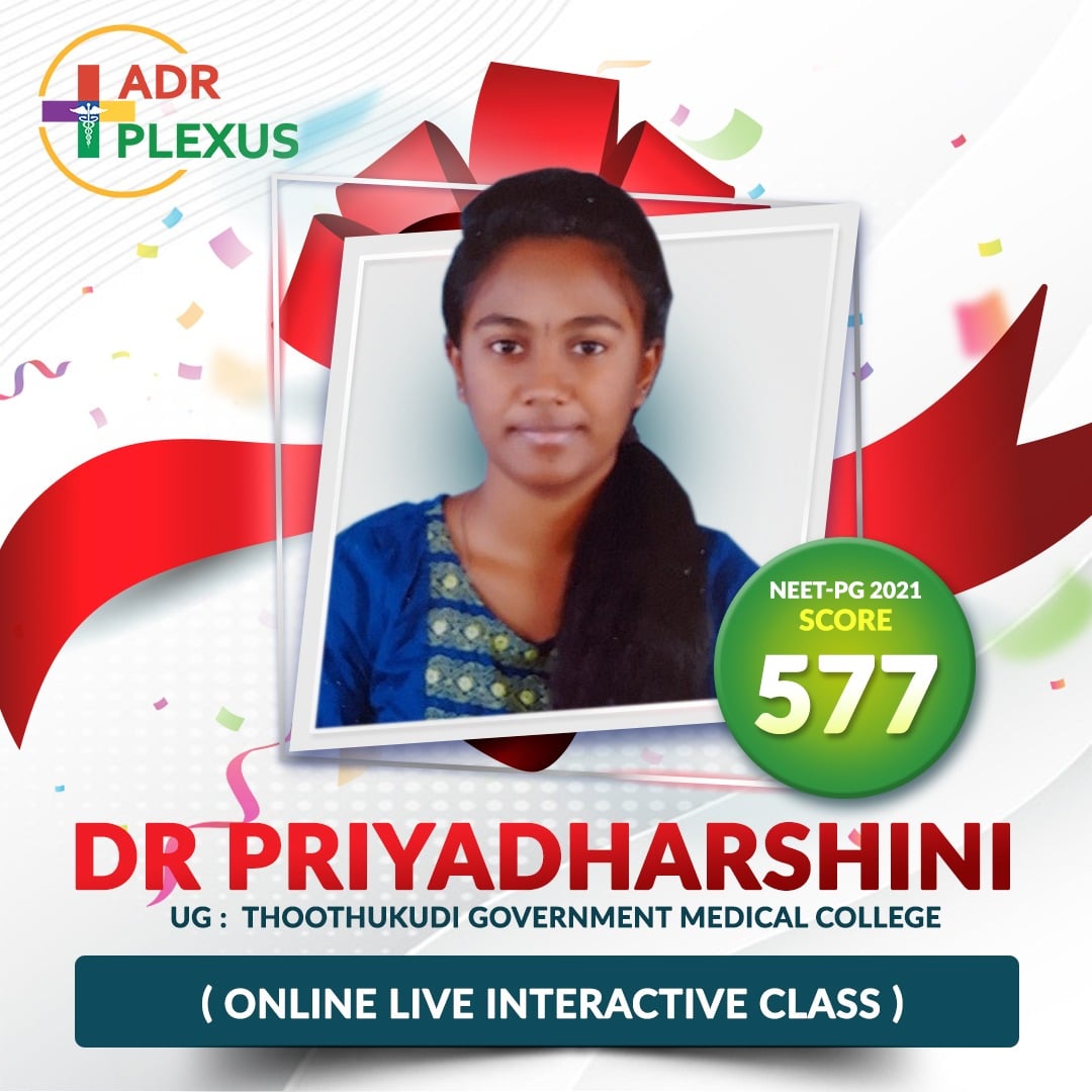 Dr Priyadharshini P