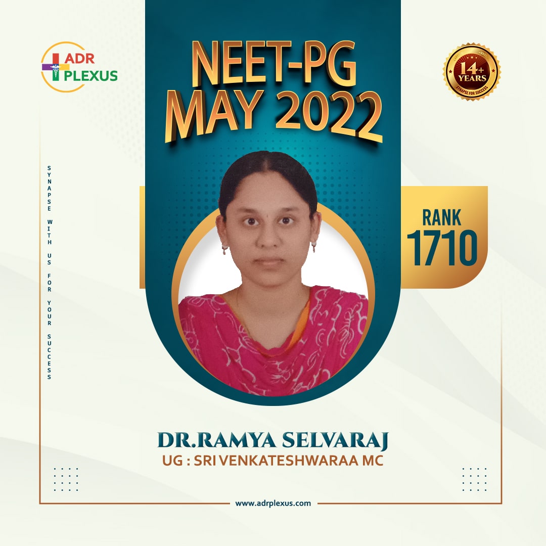 Dr Ramya Selvaraj 