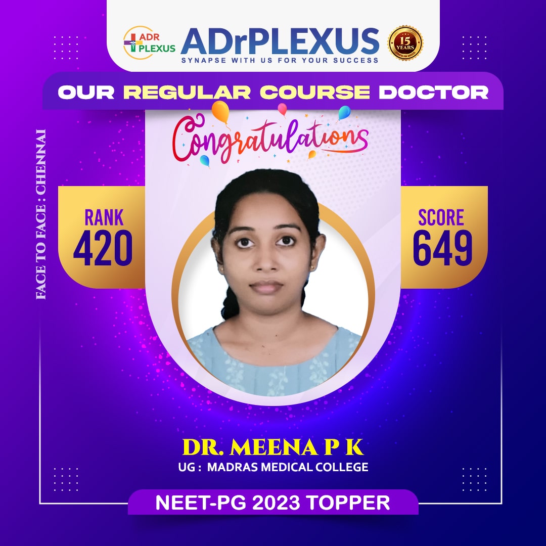 DR. MEENA P K