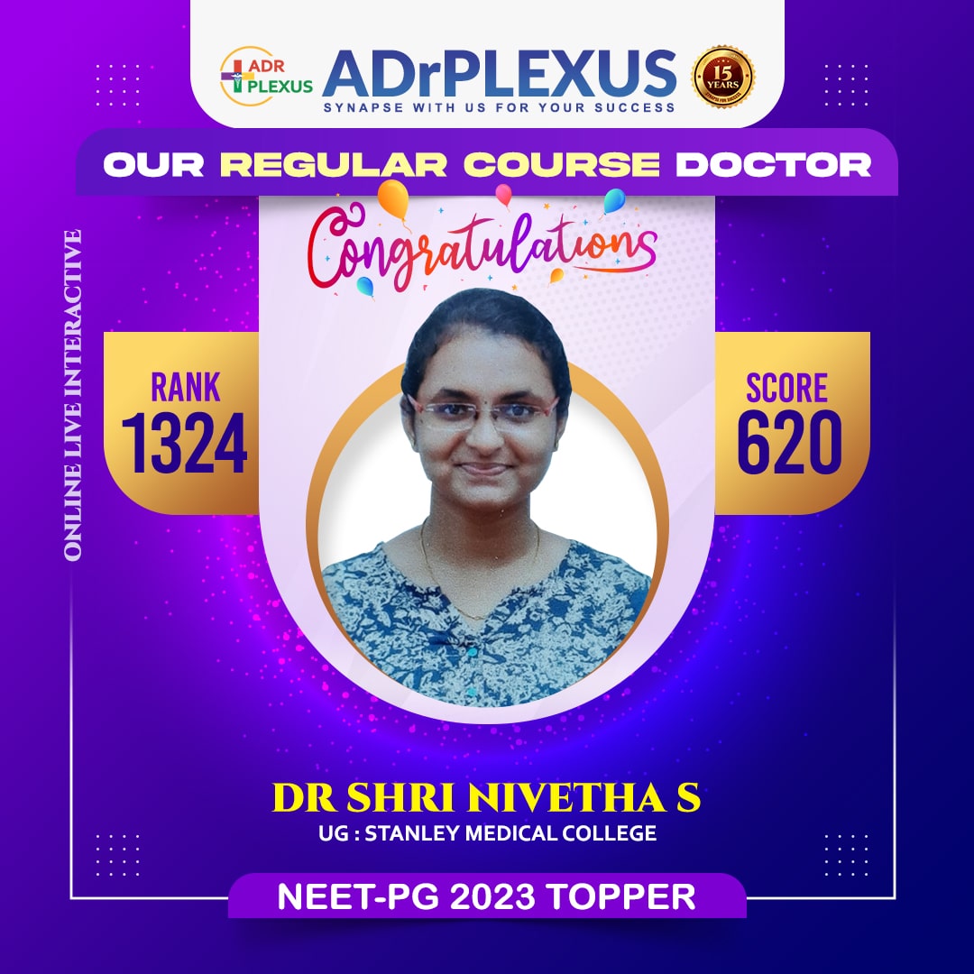 DR. SHRI NIVETHA S