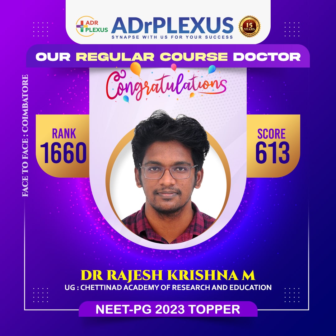 DR. RAJESH KRISHNA M