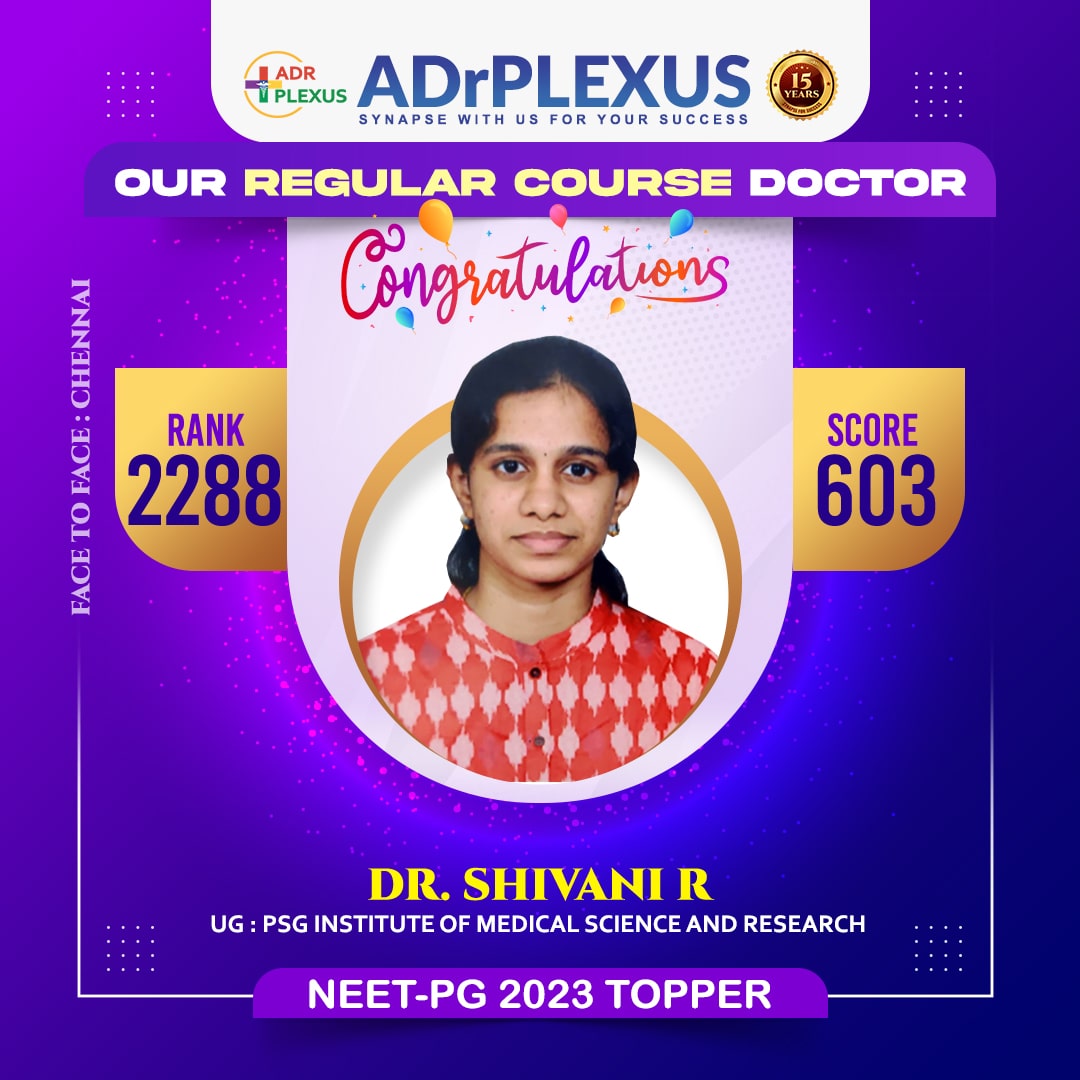 DR. SHIVANI R