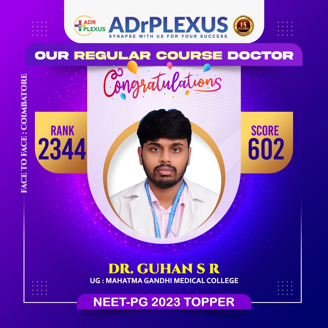 DR. GUHAN S R