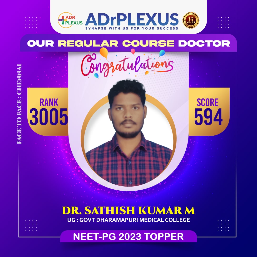 DR. SATHISH KUMAR M