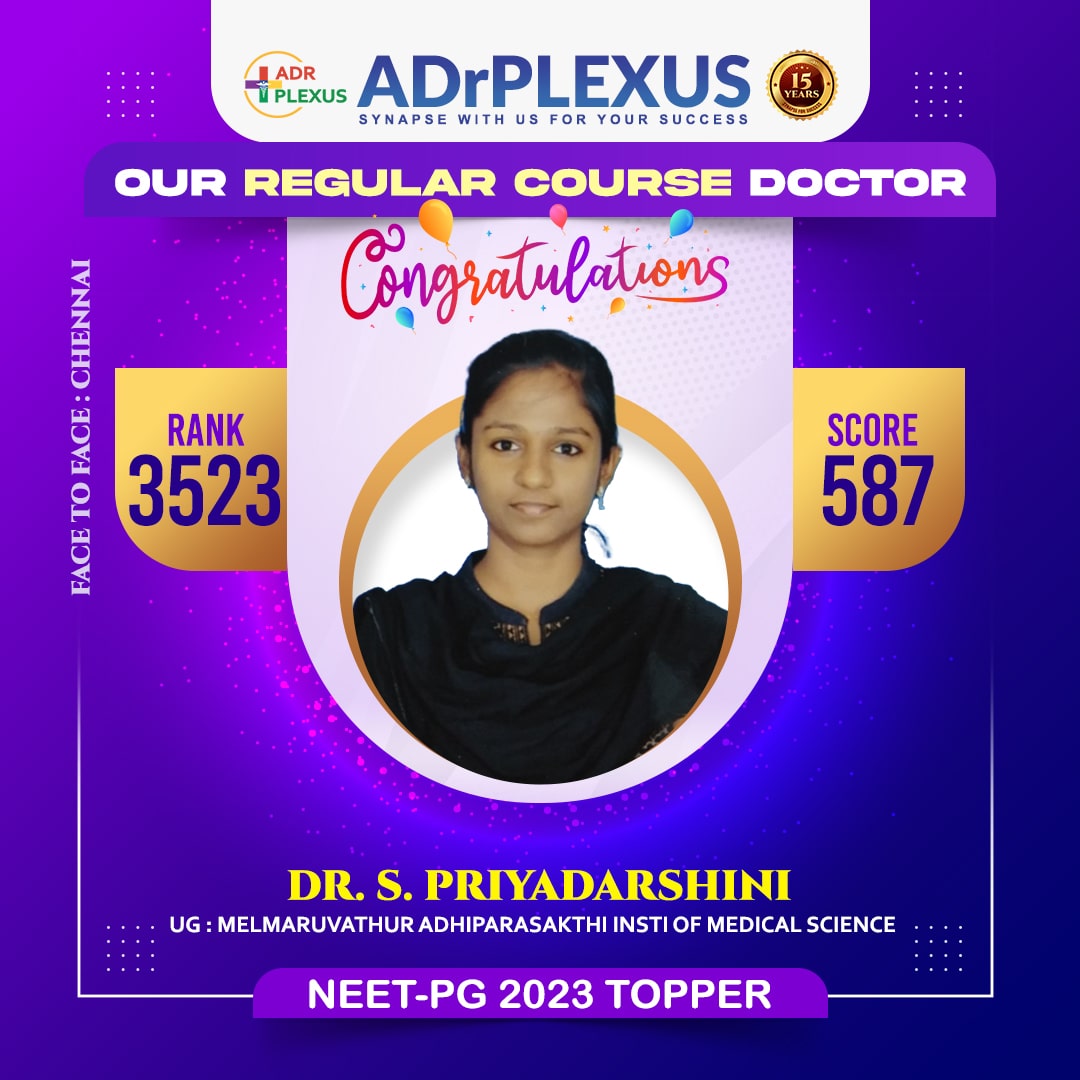 DR. PRIYADARSHINI S