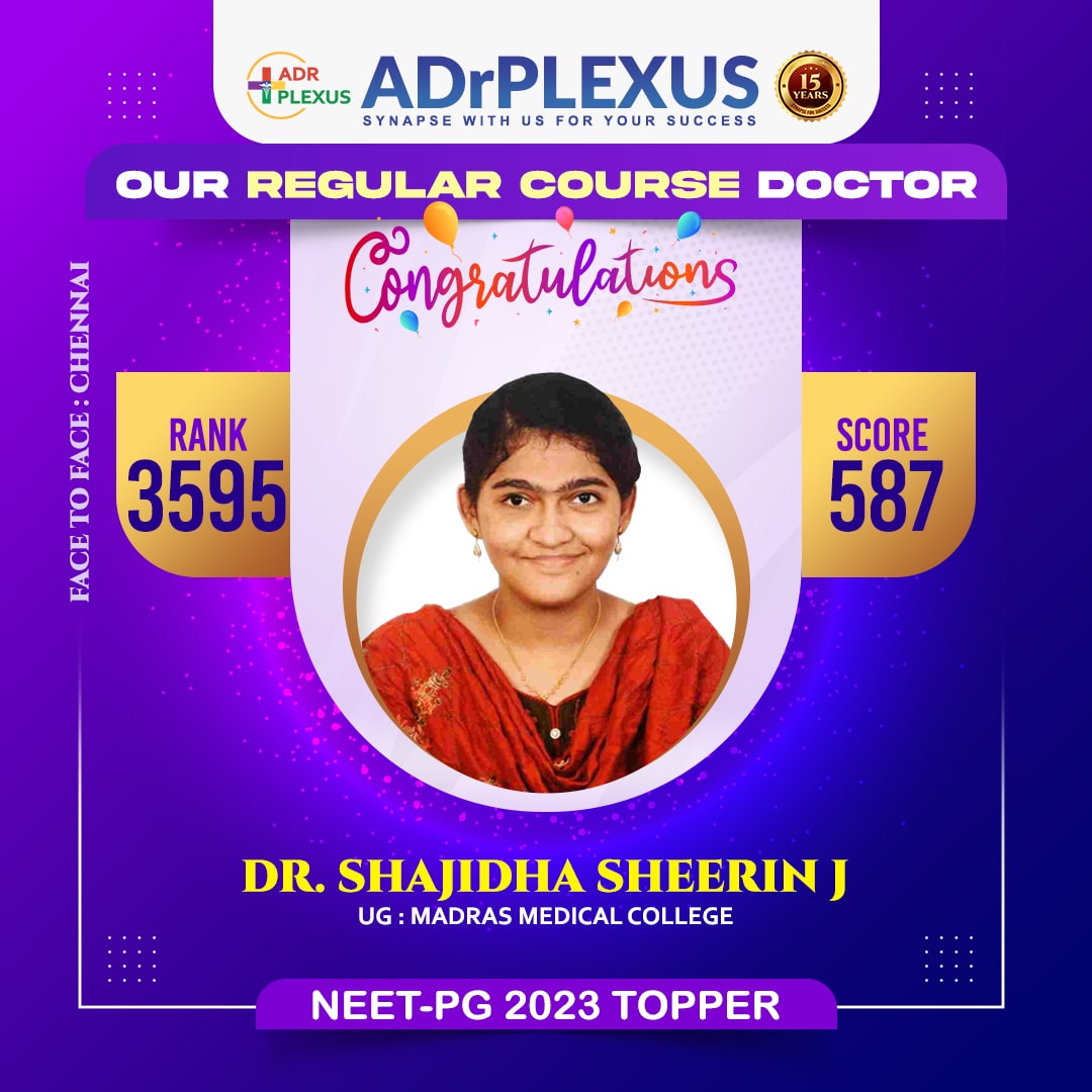 DR. SHAJIDHA SHEERIN J