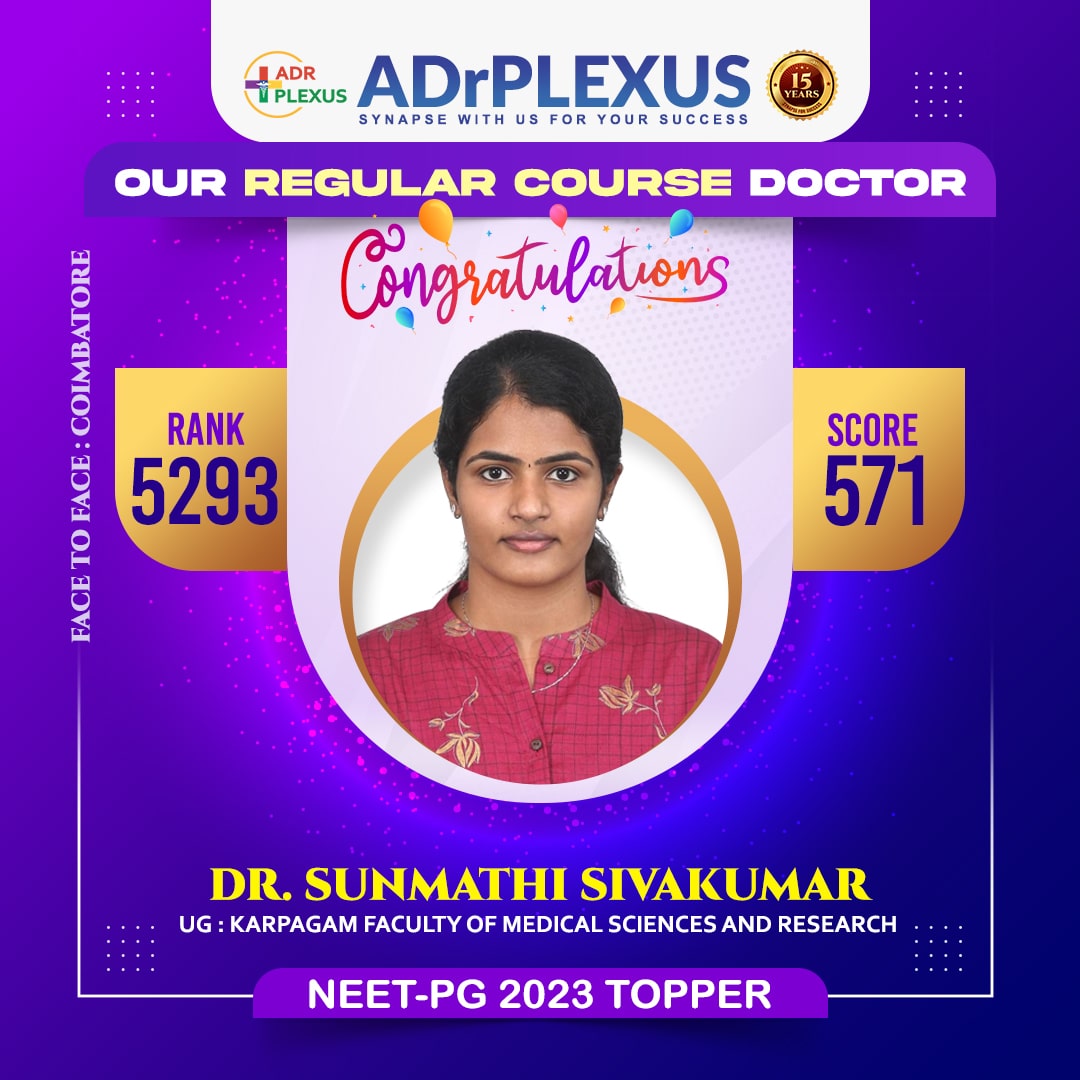 DR. SUNMATHI SIVAKUMAR