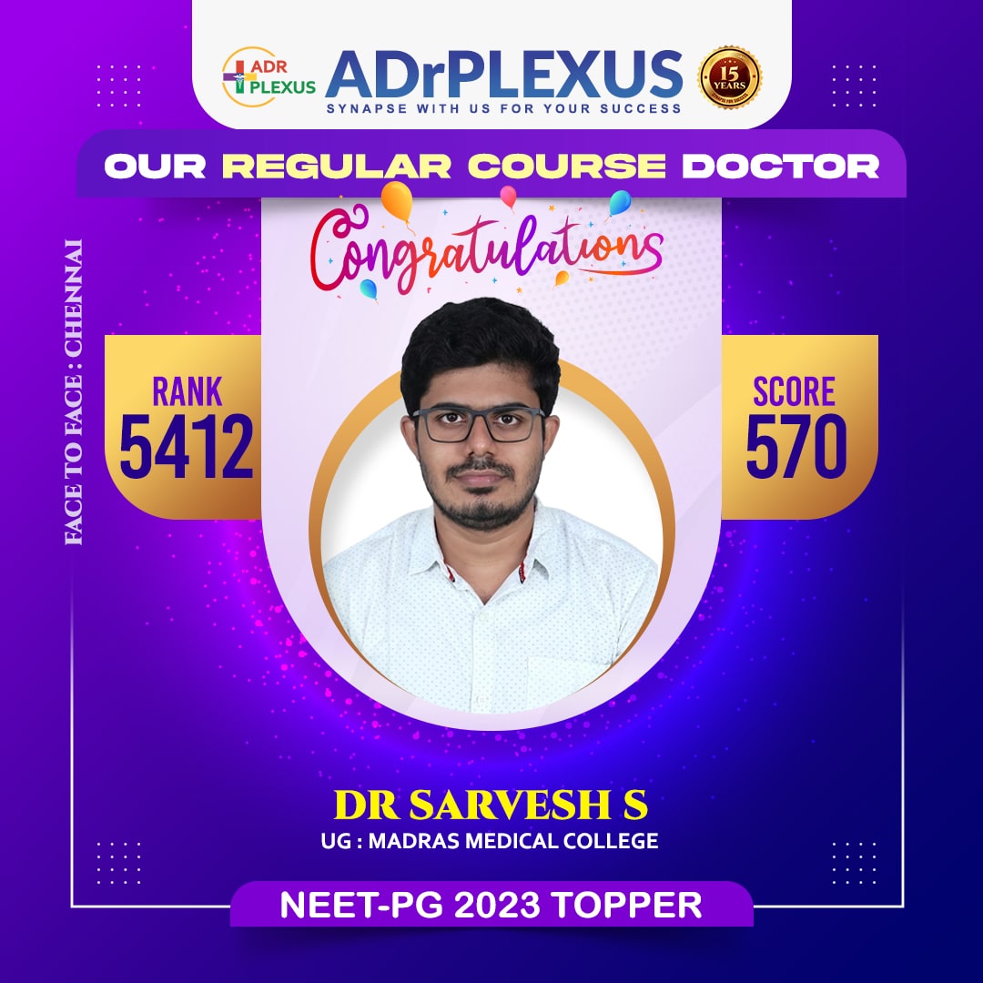 DR. SARVESH S