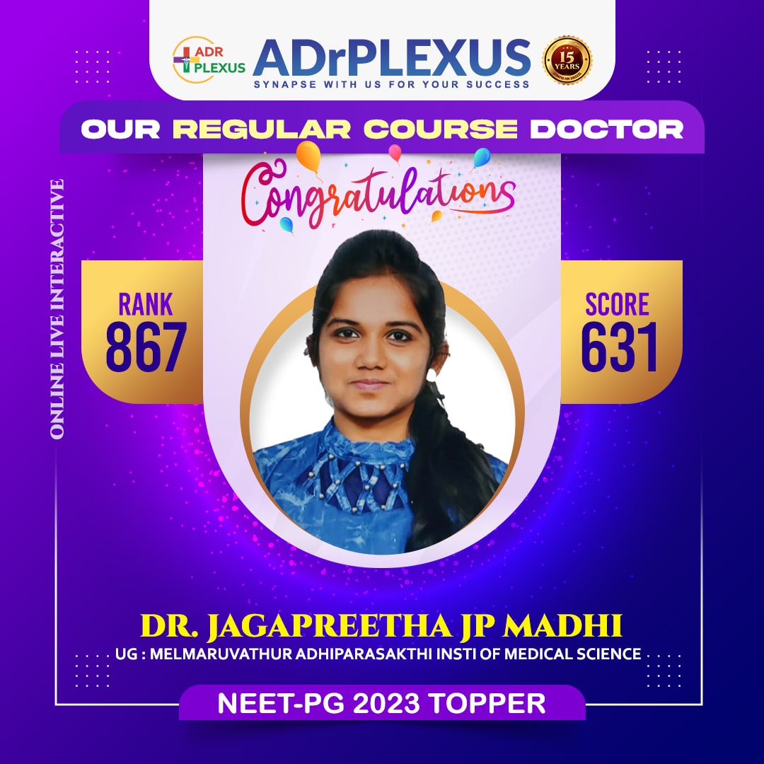 DR. JAGAPREETHA JP MADHI