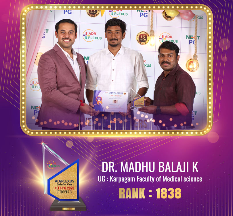 DR. MADHU BALAJI K