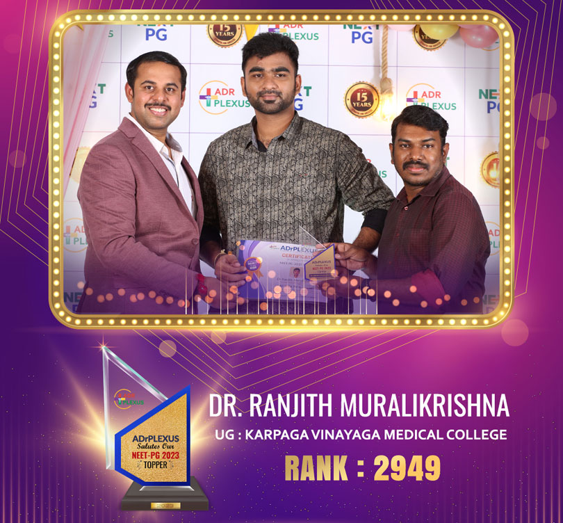 DR. RANJITH MURALIKRISHNA