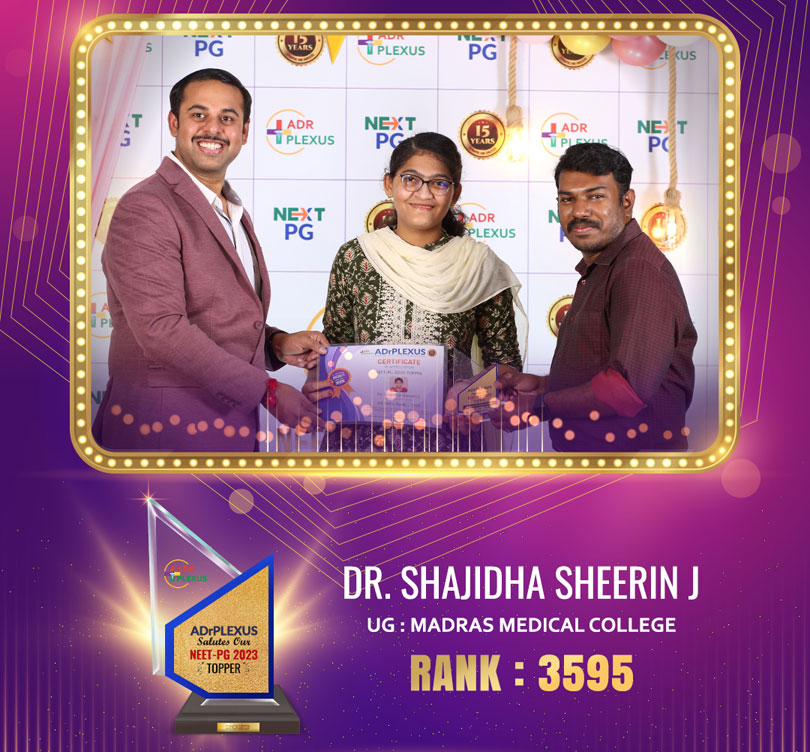 DR. SHAJIDHA SHEERIN J